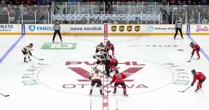 PWHL Ottawa hosts Montreal at TD Place (Photo cred: Andrea Cardin/Freestyle Photography/PWHL)