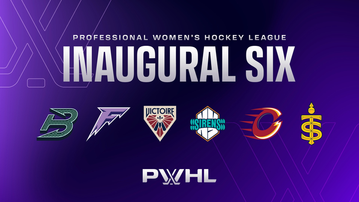 PWHL Inaugural Six Team Names and Logos