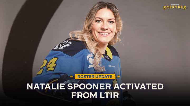 Natalie Spooner Returns to Sceptres Lineup